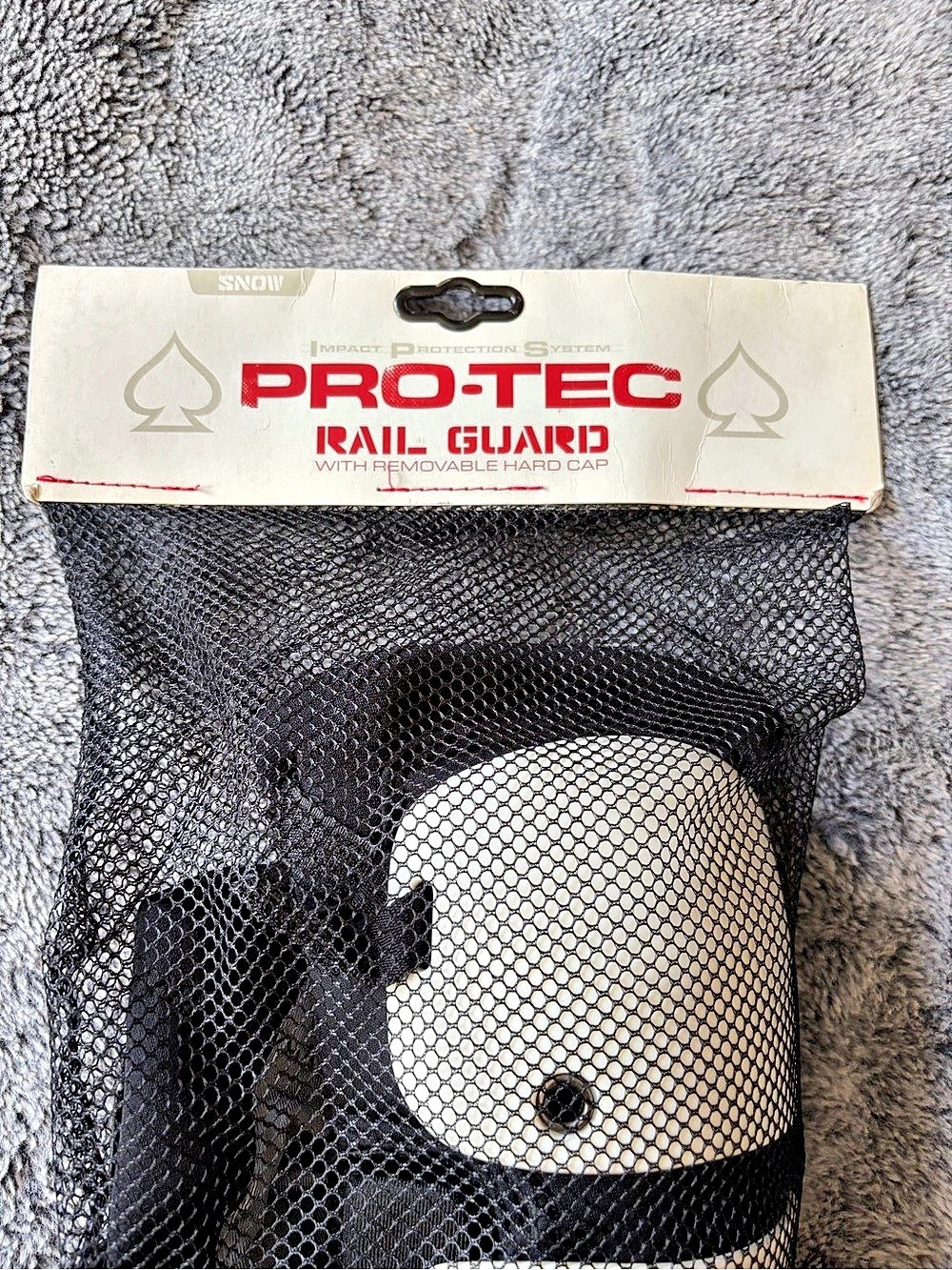 Pro-Tec Rail Guard Black/White Size Small NWT